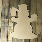 Wooden Snowman Shape, Diy, Christmas Shape, Wall Art Shape, Paintable Craft