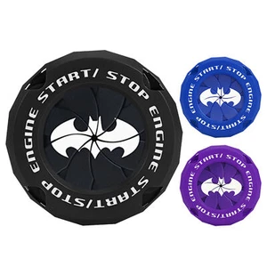 One-button Cover Button Covers Waterproof Dustproof For Motorcycle Bat Design - Picture 1 of 15