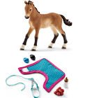SCHLEICH FARM WORLD TENNESSEE WALKER FOAL  (13804) And Foal Care Set