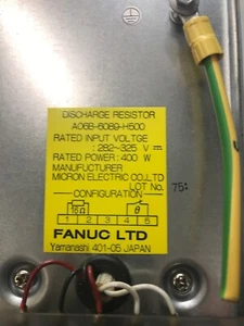 Fanuc Charmliies Discarge Resistor B S W - Picture 1 of 4