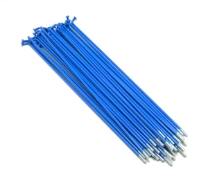 40 x SHADOW CONSPIRACY BMX BIKE BICYCLE SPOKES 186 mm 14G PRIMO GT BLUE NEW - Picture 1 of 5