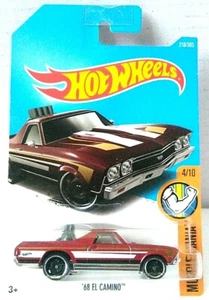 Hot Wheels '68 El Camino - 2017 - Muscle Mania - 216/365 - Model No. DTY87 - Picture 1 of 4