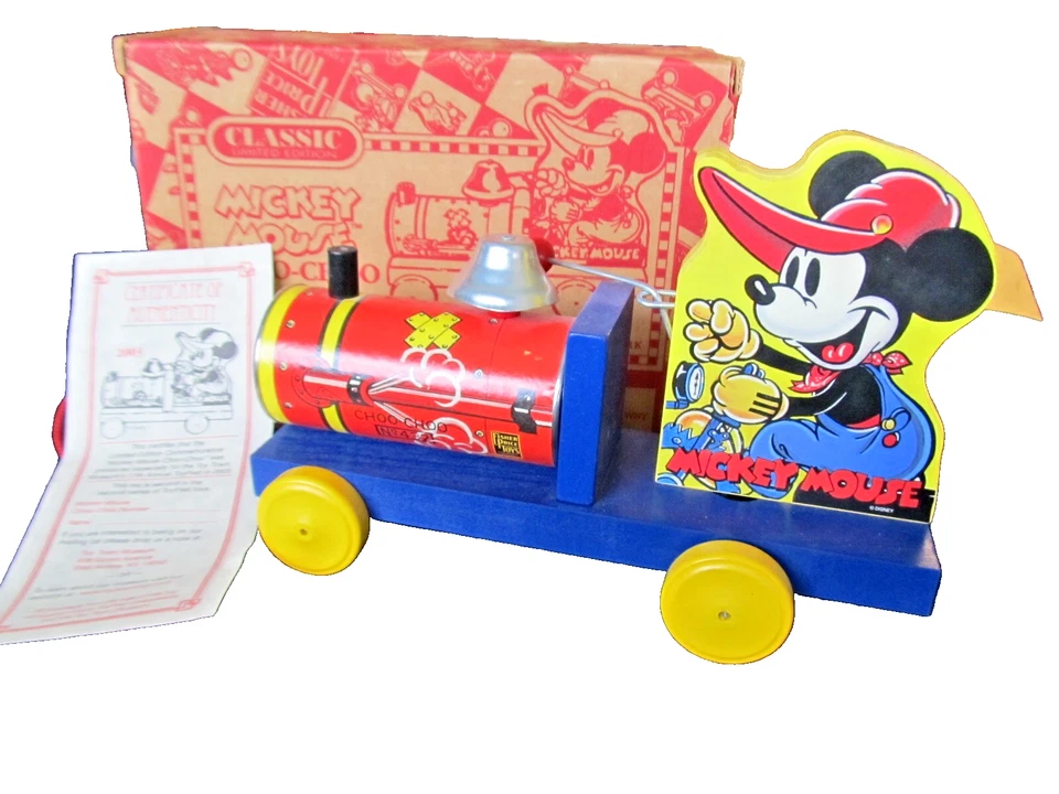 2003 Disney Fisher-Price Mickey Mouse Choo-Choo #2-00432 с оригинальной коробкой   - Изображение 1 из 4