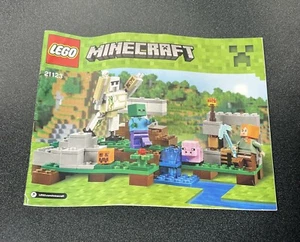 LEGO Minecraft the Iron Golem Set 21123 Instruction Manual Only - Picture 1 of 1