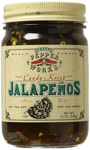 Texas Pepper Works Krisp Jalapenos Candy, 12 Ounce - Picture 1 of 2