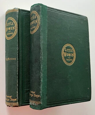 Little Women, 1869, 1871 First Edition Set, Parts 1st & 2nd, Louisa May Alcott - Imagem 1 de 4