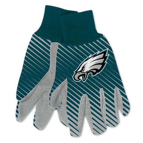 NEW Football Philadelphia Eagles Protective Utility Gripped Gloves Licensed Cover