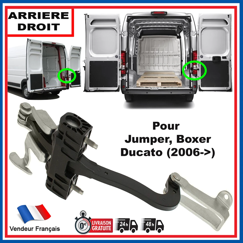 Charniere de Porte arriere droite Prévu pour Jumper & Boxer 8731r0