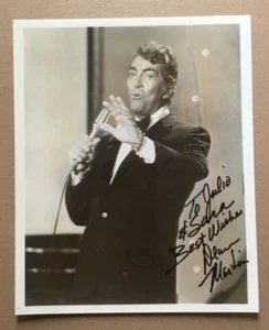 Dean Martin (Original-Autogramm auf Starfoto '70er/80er) - Bild 1 von 2