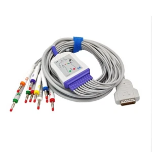 Direct-Connect 10 Leads EKG Cable,Banana AHA,Compatible GE Marquette 2104727-001 - Picture 1 of 3
