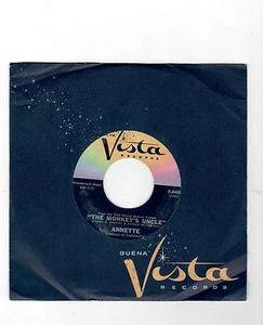 SURF-ANNETTE (W/THE BEACH BOYS)-VISTA 440-THE MONKEY'S UNCLE/HOW WILL I KNOW MY - Picture 1 of 1