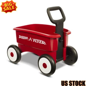 2-In-1 Play Baby Activity Wagon Push Walker Toddler Kids Cart Toy Gift Storage - Picture 1 of 8