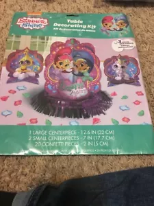 Shimmer and Shine Table Decoration Kit Birthday Party Supplies See Desc. (box53) - Picture 1 of 3