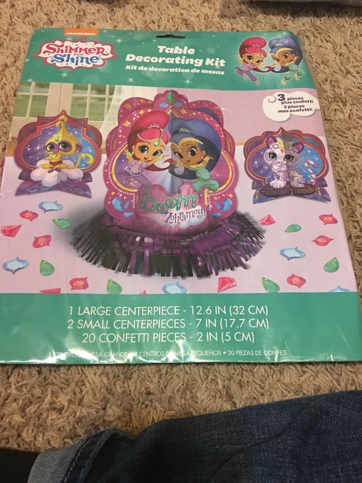 Kit de decoración de mesa brillante y brillante suministros de fiesta de cumpleaños ver Desc. (caja 53) Foto 1 de 3