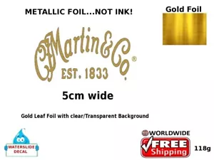 Martin and Co. guitar headstock Restoration decal waterslide 118g - Picture 1 of 1