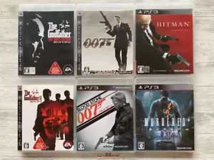 SONY PS3 The Godfather & 2 & 007 & Hitman & Murdered set from Japan - Picture 1 of 14