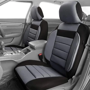 6PCS Elegance Universal Fit Two Front Car Seat Covers Set ,Foam Back Support,Air - Picture 1 of 9