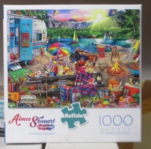 THE FAMILY CAMPSITE BY AIMEE STEWART - Completo - PUZZLE JUEGOS DE BÚFALOS - Imagen 1 de 2