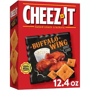 Galletas de queso Cheez-It Buffalo Wing, galletas para bocadillos horneados, 12,4 oz - Imagen 1 de 4