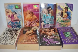 8 CATHERINE COULTER, CATHERINE CREEL, LAURIE GRANT HISTORICAL ROMANCES - PB - Picture 1 of 5