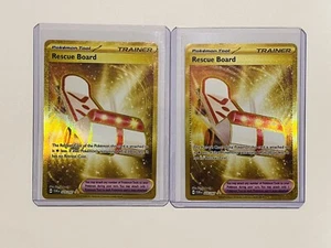 Pokemon Twilight Masquerade - Rescue Board Gold Hyper Rare Full Art #225/167 (2) - Picture 1 of 4