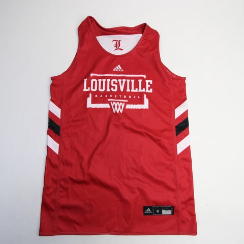Louisville Cardinals adidas Practice Jersey - Basketball Men's Red/White New Cover