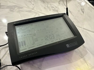 Oregon Scientific Touchscreen Display for WMR968 Wireless Weather Station Black  - Image 1 of 4