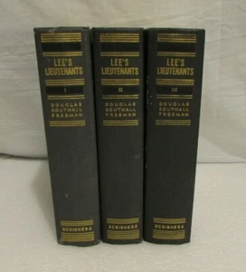 Lee's Lieutenants Eine Studie im Kommando von Douglas Southall Freeman ~ 3 Bände Set - Bild 1 von 12