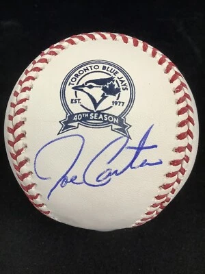 Joe Carter Signed 2017 Blue Jays 40 Anniversary Baseball MLB Autograph PSA/DNA - Image 1 of 4