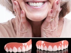 PROTESI DENTALE PERFECT SMILE DENTIERA DENTI FINTI PERFETTI RIUTILIZZABILE arca - Foto 1 di 6