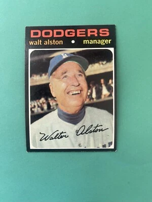 1971 Topps Walt Alston #567 EX-EXMT - Image 1 of 2