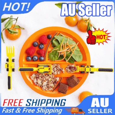 Kids Shovel Fork Spoon Cutlery Constructive Eating Tableware for Kitchen Gifts - image 1 of 4