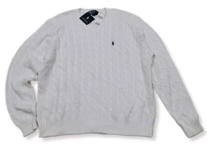 NEW with Tags Polo Ralph Lauren Unisex Cable Knit Sweater - Size XL - Picture 1 of 17