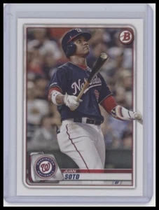 2020 Bowman #10 Juan Soto Blue #/150 - Picture 1 of 2
