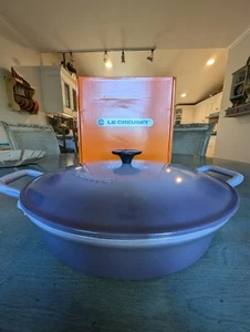 Le Creuset French Bistro Pan 4 quarts - Blue Bell Purple/ Provence- RARE!! NIB - Picture 1 of 13