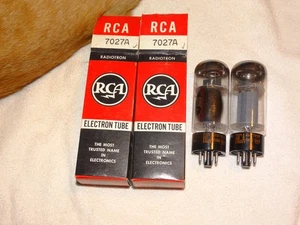 2 x 7027A RCA Tubes*Super Strong Matched (8%) Pair*NOS_NIB*#R8 - Picture 1 of 4