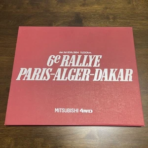 Super Rare Novelty Paris Dakar Rally Photo Collection Mitsubishi Pajero - Foto 1 di 20