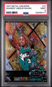SHAREEF ABDUR-RAHIM 1997-98 METAL UNIVERSE PSA 9 - Bild 1 von 1