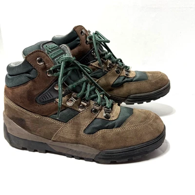 Coleman Filex Hiking Boots Brown Green Suede Men's Size 9.5 #53838 - Image 1 of 4