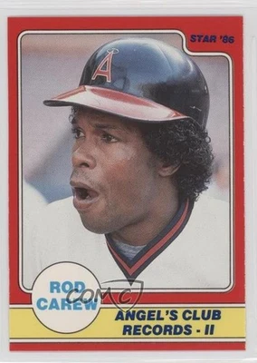 1986 Star Rod Carew Rod Carew #14 HOF - Image 1 of 2