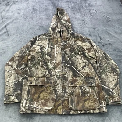 Real Tree Jacket Mens M Camouflage AP Embroidered Hunting Outdoors Bomber - Image 1 of 4