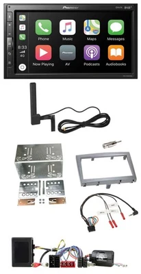 Pioneer USB 2DIN Bluetooth DAB Lenkrad Autoradio für Porsche 911 Boxster Cayman - Bild 1 von 4