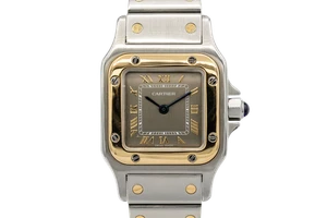 Cartier Santos Galbee 23mm Steel & 18ct Yellow Gold W20031C4 - Picture 1 of 12