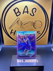 2025 Topps Chrome Basketball Pink Refractor De’aaron Fox #109 - Picture 1 of 2