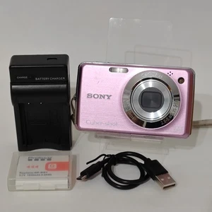 Sony Cybershot DSC-W210 12.1MP Digital Camera - Pink - Bild 1 von 8