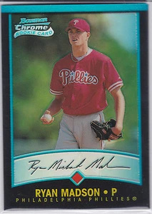 Tarjeta de novato cromada de Ryan Madson Cincinnati Reds 2001 de Bowman Cramo - Imagen 1 de 1