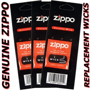 Paquete de 3 mechas de repuesto genuino Zippo 2425 HECHO EN EE. UU. ENVÍO GRATUITO NUEVO - Imagen 1 de 1