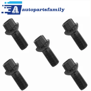 5PCS Wheel Lug Bolt nuts For Mercedes Benz C250 C300 CLS63 E280 E500 S600 - Picture 1 of 4
