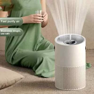 Multifunctional Desktop Air Purifier Remove Formaldehyde H13 HEPA Filter UVC Car - image 1 of 4