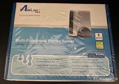 Airlink 101 AMPS230 Multi Functional Printer Server 1 Port for Windows Vista - Image 1 of 2